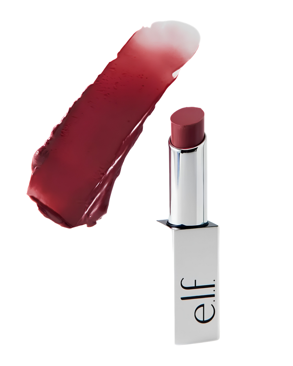Aceite labial en barra e.l.f. Glow Reviver con muestra del color