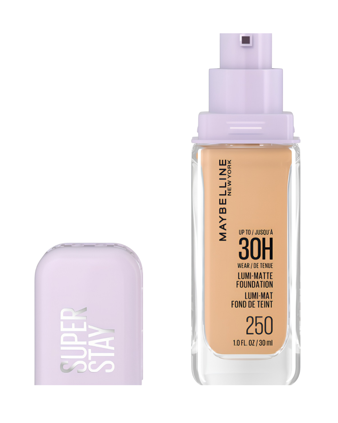 Base líquida Maybelline Super Stay Lumi-Matte tono 250